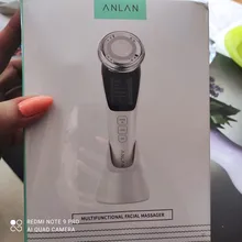 Masajeador Facial EMS con luz LED, terapia de vibración Sónica, eliminación de arrugas, estiramiento de la piel, tratamiento frío caliente, dispositivo de belleza para el cuidado de la piel