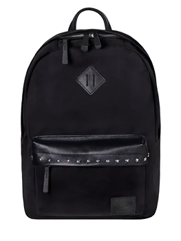 

Рюкзак United Academy, коллекция SEXY MOTO, канвас, кожа, моно черный, звезды хром