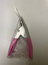 Cortaúñas de decoración de uñas profesional, cortador de uñas postizas de Gel UV, cortaúñas de borde de acero inoxidable, cortauñas de una sola palabra, herramienta de manicura