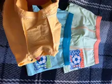 Ropa interior de algodón para niños, pantalones cortos de dibujos animados, bragas para bebés, bóxers a rayas, HH, 3 piezas