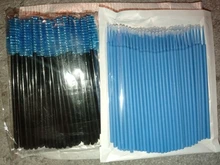 Hisopo de algodón desechable para extensión de pestañas, hisopo de limpieza de pestañas, herramienta cosmética, 100 Uds./50 Uds.