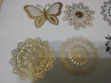 Diario Vintage decorativo, 60 hojas/paquete, diario dorado, Calaveras, flores, pegatinas de plantas, álbum de recortes, papelería de escamas