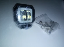 Luz LED redonda resistente al agua, barra de Ojos de Ángel, foco para motocicleta, todoterreno, coche, barco, luz de trabajo, 2 uds./1 Uds.
