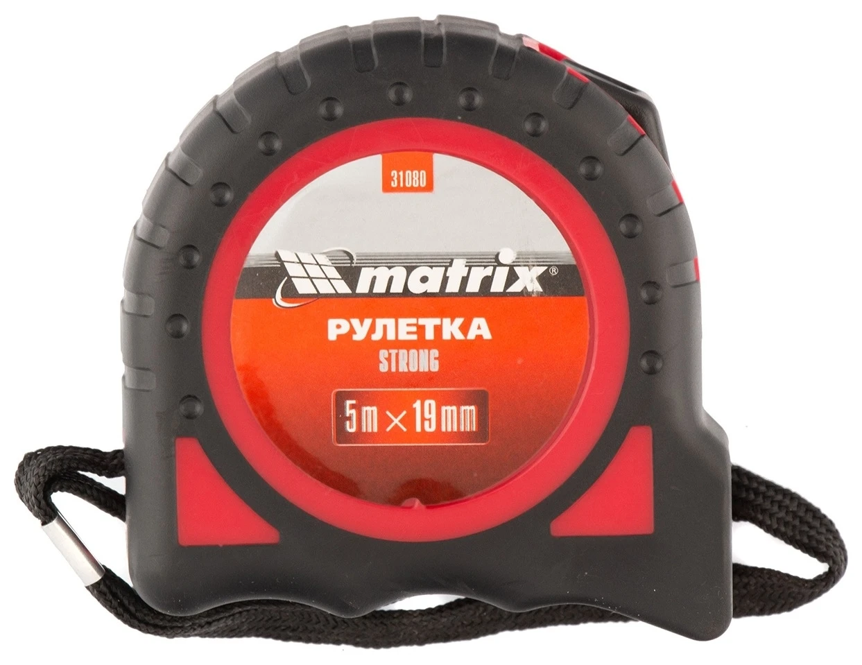 Matrix Рулетка Strong 5 м х 19 мм обрезиненный корпус | Инструменты
