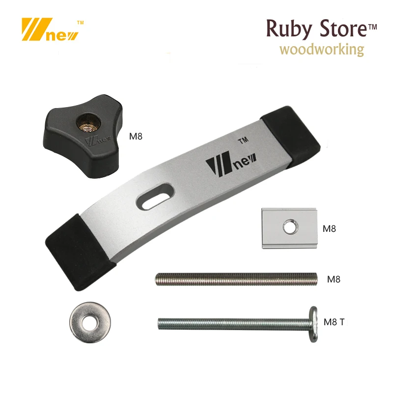 

1 Set W-new Hold Down Clamp for T-Slot and Standard T-Tracks