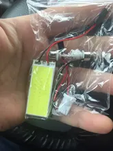 Festoon-bombillas de señal LED COB para coche, lámpara de placa de matrícula blanca T10, 31mm, 36mm, 39mm, 41/42mm, C5W, 168, Luces de lectura interiores, 1 Uds.