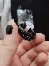 Letdiffery genial de acero inoxidable giratoria anillo de Spinner de calidad cadena Punk joyería de las mujeres para regalo de fiesta