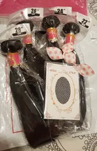 Brasileño recto mechones de cabello humano postizo 100% Remy extensiones de cabello humano Color Natural del pelo para las mujeres negras extensiones de cabello humano
