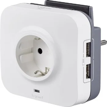 

Legrand 694671 Surge protection in-line connector + USB White, Black / Electrical Socket & Accessories / Electrical Sockets