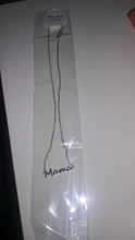 Día de la madre, carta de mamá colgante collar para mujer 3 colores mamá placa Cadena de clavícula collar joyería de personalidad regalo
