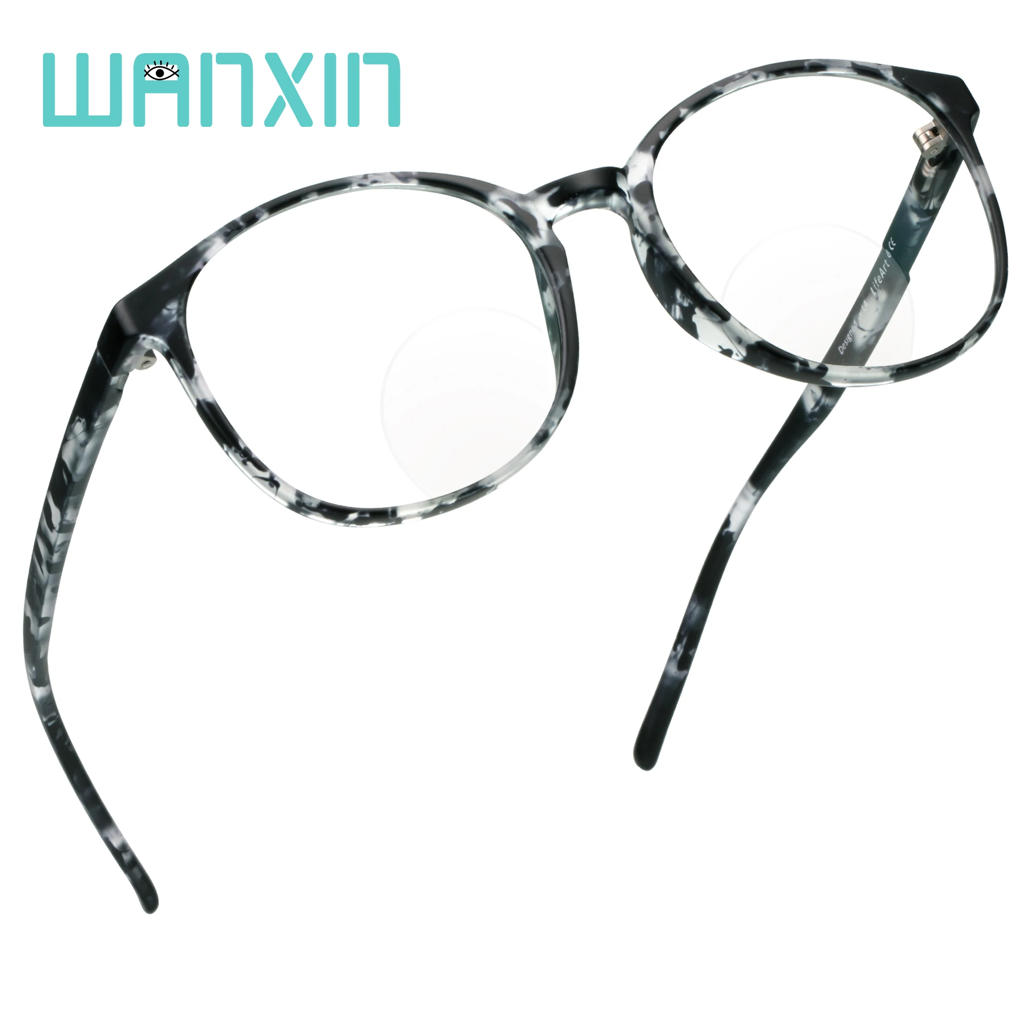 WANXIN бифокальные очки для чтения Montura Hombre ретро синий светильник блокирующие