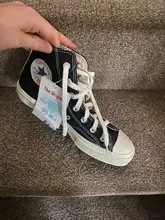 Zapatillas de deporte con ojos grandes para hombre y mujer, zapatos blancos de alta calidad para Skateboarding al aire libre, 1970s, novedad