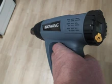 Building-secador de pelo para soldar herramienta de calor con pantalla digital ajustable, pistola de calor de 220V, pistola de calor de buena calidad, pistolas de aire caliente