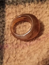 Si ME Ins estética de resina transparente de cristal acrílico coreano geométrico Irregular plaza de anillos para las mujeres joyería de moda