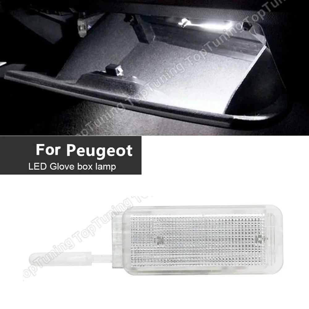 

For Peugeot 1007 206 207 306 307 308 3008 406 407 5008 607 806 12V LED Trunk Luggage Interior Lights Boot Glove Box Lamp