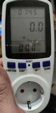 Medidor de potencia Digital de 220V CA EU, medidor de potencia LCD, vatímetro de toma de corriente, medidor de energía Kwh, FR, US, UK, AU, BR, Analizador de potencia de salida