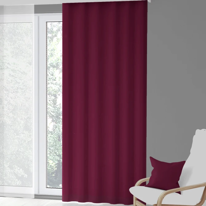 

Modern Fabric Window Curtains Solid Color Sun Shade Curtain Decorative Items for Living Room Home Series Model 098