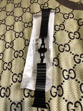 Correa de acero inoxidable para Apple Watch, banda de 44mm y 40mm para iWatch de 42mm/38mm, pulsera de Metal de mariposa para Apple watch serie 5 4 3 se 6