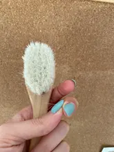 Cepillo de lana Natural para el cuidado del bebé, cepillo para bebé recién nacido, cepillo para el cabello infantil, masajeador de cabeza