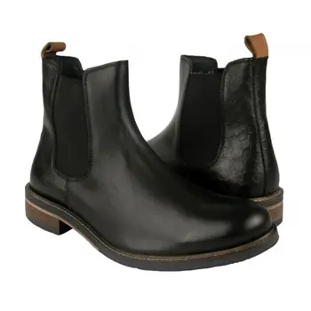 

Zerimar leather boots with elastic closure