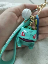 LLavero de Pokemon de Pikachu para coche, modelo de llavero de Pokémon