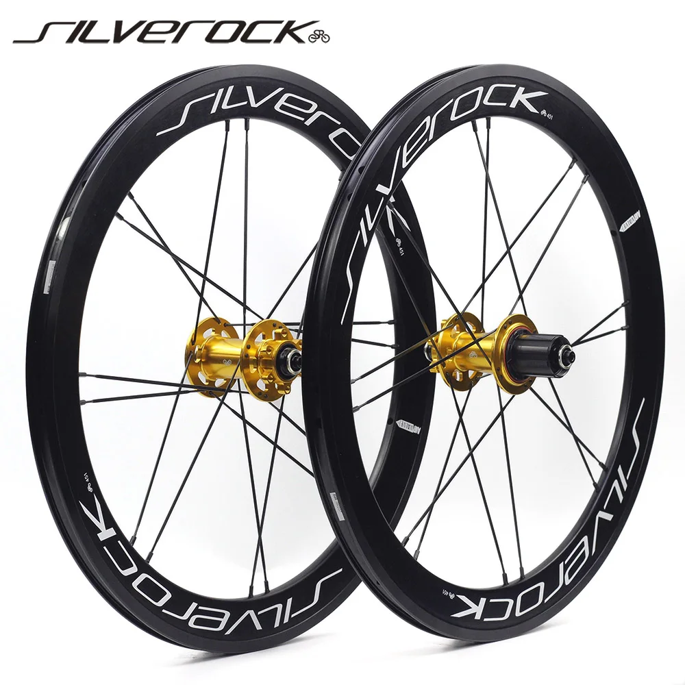 SILVEROCK 20 &quot406 451 комплект колес из сплава с лезвиями спицы обод дисковый тормоз