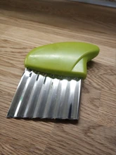 Potato-Cutter Vegetable-Slicer Cutting-Tools Wavy-Knife Kitchen-Gadgets Cooking Stainless-Steel