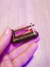 Jewelry-Box Padlock Combination NAIERDI Chinese Vintage Antique Bronze Keyed Zinc-Alloy