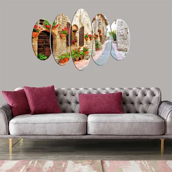 

Flowering Streets 5 Piece Mdf Table