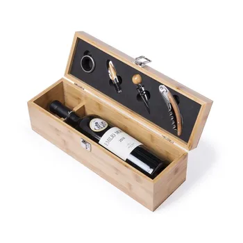 

Wine Gift Set Premium (4 pcs) Bamboo 146100