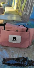 Carritos de impresión para carrito de bebé, bolsa con bolso desmontable, organizador para cochecito para bebé multifuncional, carrito, bolsa colgante XV2