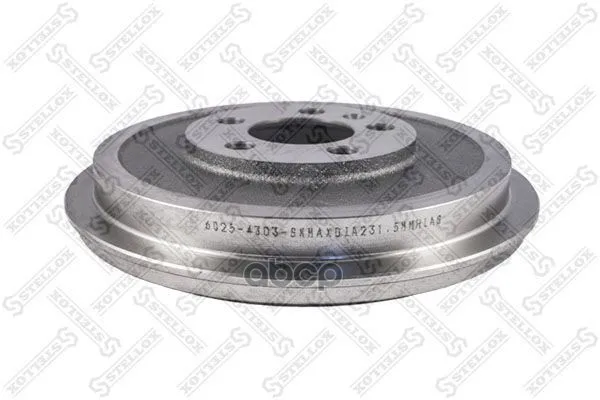 6025-4303-Sx_барабан Тормозной! Skoda Octavia 1.6/1.9tdi/1.9sdi 96 Stellox 60254303sx Stellox арт. 60254303SX