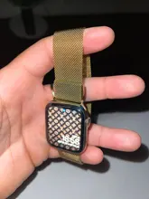 Correa de bucle magnético para Apple watch, correa de Metal de acero inoxidable de 42 mm y 38mm para iWatch series 5 4 se 6 40mm 44mm