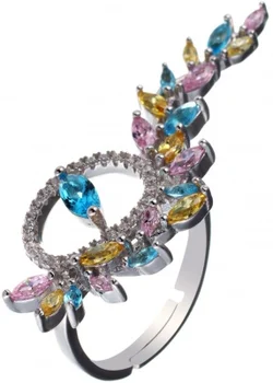 

Jay VI ring with glass and cubic zirconia