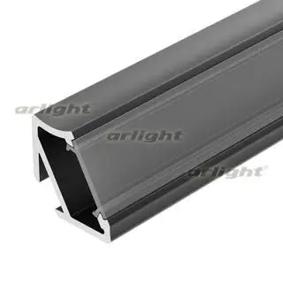 026694 Профиль ALM-V60-2000 ANOD Black ARLIGHT
