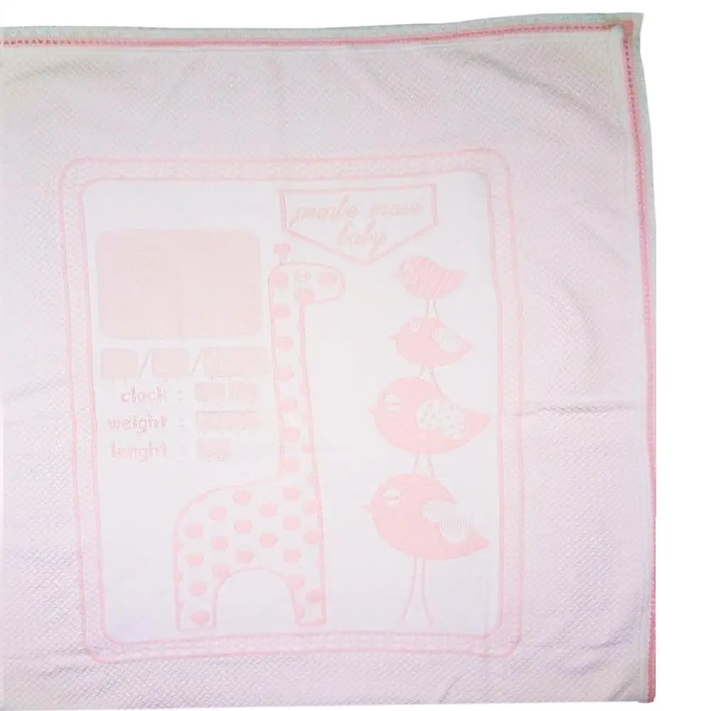 

Newborn Diary Baby Girl Blanket And Indelible Pen Winter and Fall Cozy