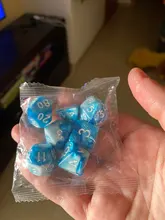 Mixed Dice Board-Game-Accessories Games Dnd-Board Polyhedral-Color 7pcs/Set for RPG