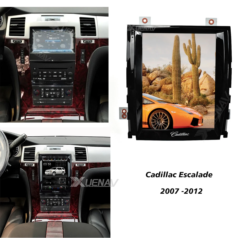 For Cadillac Escalade carplay Car DVD GPS Audio Player for 2007 2008 2009 2010 2011 2012 | Автомобили и мотоциклы