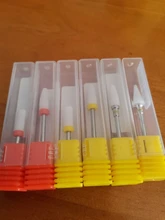 Dmoley-brocas de cerámica de tungsteno para uñas, accesorios de manicura y pedicura