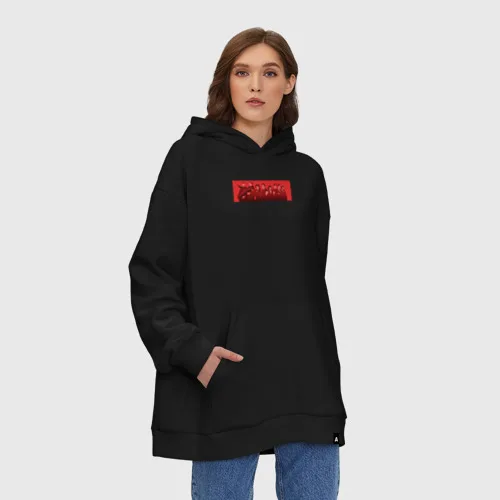 Худи SuperOversize хлопок БУМАЖНЫЙ ДОМ | Женская одежда