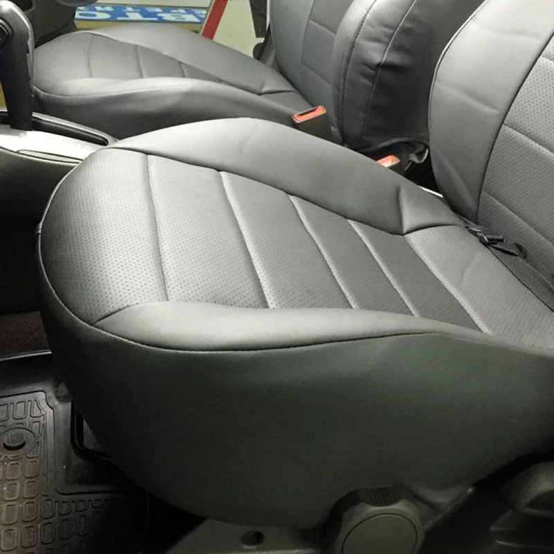 Для Chevrolet Cobalt с 2011г. / Ravon R4 с 2016г.(Кобальт / Равон) модельные чехлы на сиденья из экокожи АВТОПИЛОТ экокожа