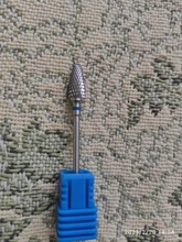 1 Uds cerámica de carburo de tungsteno de broca para rebaba Bits cono de fresado para manicura máquina de taladro eléctrico poco Máquina Herramienta de uñas