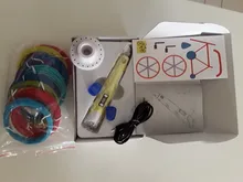 Printer-Pen 3d-Pen Led-Painting DIY Children Educational-Toys Gifts Pla Filament Kids