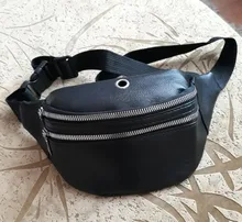 2020 Fanny paquete de la cintura bolsos con forma de Banana de cuero de la PU bolsa de cadera de las mujeres de los hombres correa de teléfono de cremallera bolsa titular de dinero de bolsillo Wasitbag Honda