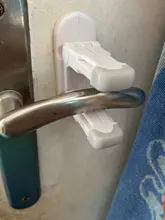 Cerradura de palanca para puerta de seguridad de bebé, cerradura autoadhesiva, útil, 1 ud.