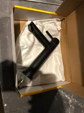 Kitchen-Sink-Faucet Water-Taps Bathroom Basin Stainless-Steel Black for G1/2in