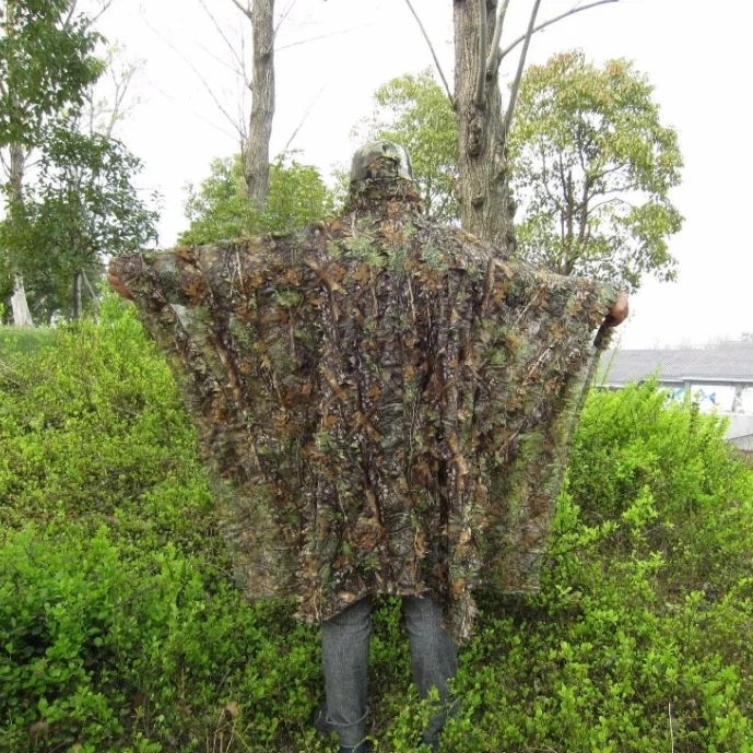 Накидка платье охотничья одежда новинка 3D Кленовый лист бионическая Ghillie Yowie