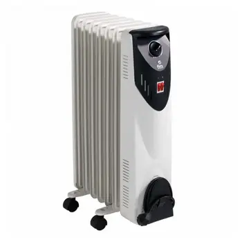 Oil-filled Radiator (7 chamber) Grupo FM RW-15 1500W White