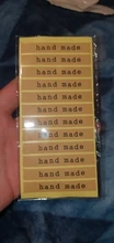 Pegatina de sellado de cuero hecho a mano, adhesivo de papel Kraft para hornear, caja de regalo, pegatinas para álbum de recortes, 120 unids/lote