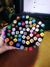 Rotuladores de Arte de doble punta, 12/48/80 colores, dibujo de acuarela, pintura, bolígrafos de alcohol para artista, marcadores para Manga, suministros escolares